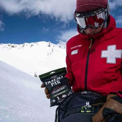 Індивідуальна аптечка з гемостатичним бинтом QuikClot Adventure Medical Kits Trauma Pak для військових та цивільних | Зображення 5