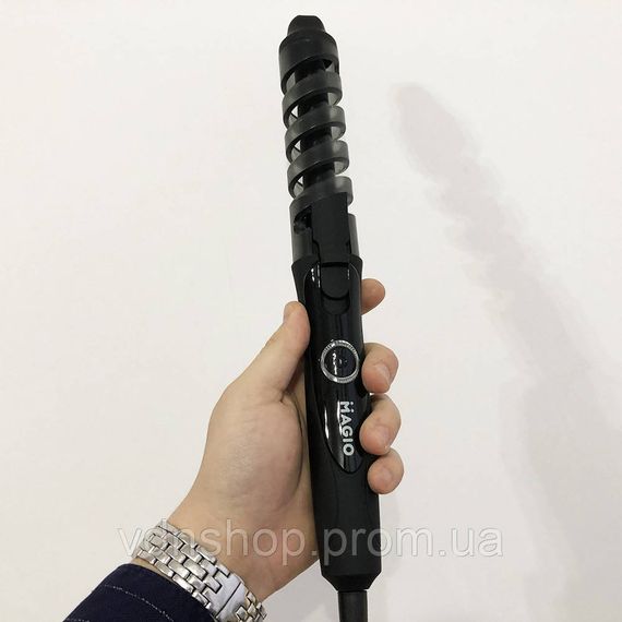 Плойка для волос для локонов MAGIO, Конусная плойка для прикорневого объема Плойки объема волос UP-30 | Зображення 3