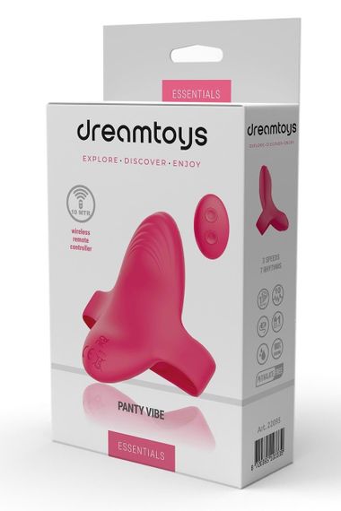 Вибратор в трусики с пультом управления Dream Toys Essentials Panty Vibe, розовый Sex Aura | Зображення 4