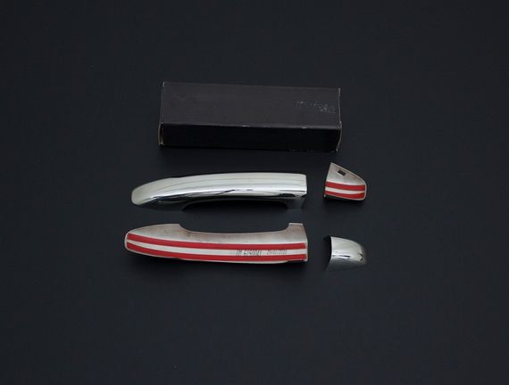 Накладки на ручки (2 шт., нерж) для Renault Clio V 2019↗ рр. | Зображення 1