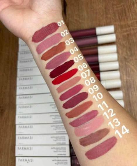 Рідка Матова Помада Farmasi 11 Mauve Pink 4 г | Зображення 6