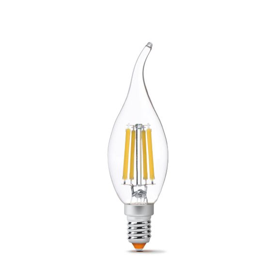 Світлодіодна лампа VIDEX Filament C37Ft 6W E14 4100K | Зображення 1