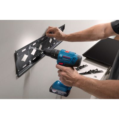 Шуруповерт Bosch GSB 183-LI 18V, 2х2Ah, 21-56 Нм, 374-1815 об/мин, кейс, 1.2 кг (0.601.9K9.100) | Зображення 4