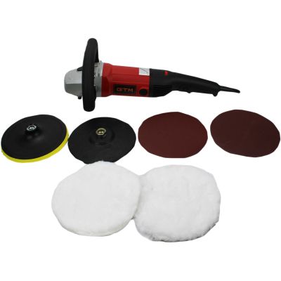 Шлифовальная машина GTM PO180/1300E полировальная 180мм, 1300Вт, 400-2200об/мин (PO180/1300E) | Зображення 6