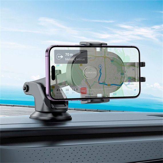 Автотримач Borofone BH93 Grand one-button (center console) Black | Зображення 2