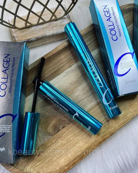 ТУШ ДЛЯ ВІЙ ВОДОСТІЙКА З КОЛАГЕНОМ ENOUGH COLLAGEN WATERPROOF VOLUME MASCARA | Зображення 2