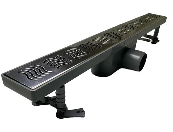 Душевой канал Maxiflow Classic Line 60 см решетка Волна 4012.0Y050K.060.1 | Зображення 1