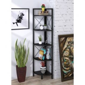 Стеллаж офисный угловой Loft Design L-175  L-175 венге