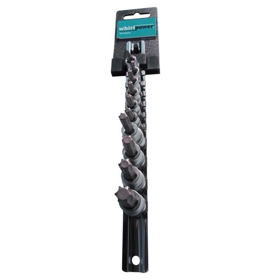 Набір головок зі вставкою Whirlpower 1/4" і 3/8" 10 шт (1613-1510) | Зображення 1