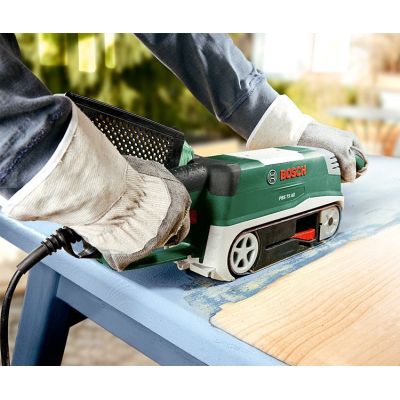 Шлифовальная машина Bosch ленточная PBS 75 A 710Вт, лента 533х75мм, 350м/мин 3.4кг (0.603.2A1.000) | Зображення 4