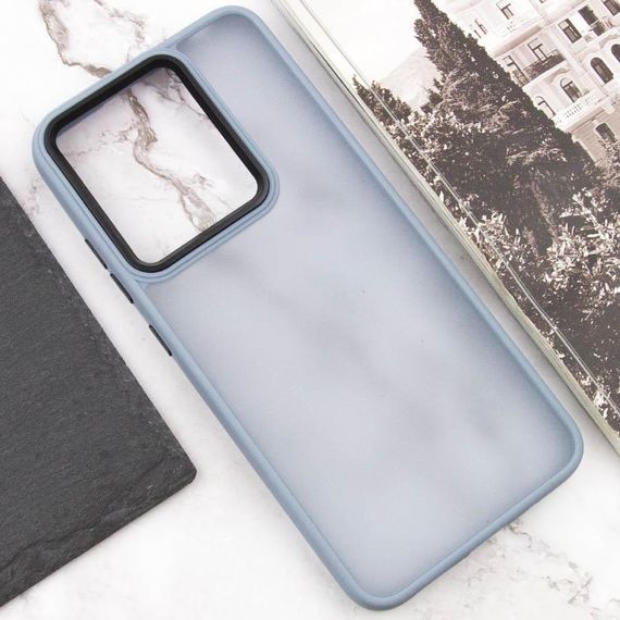 Чохол TPU+PC Lyon Frosted для Motorola Edge 60 Fusion Sierra Blue | Зображення 3