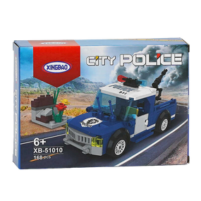 Конструктор Полицейская машина 168 деталей XingBao