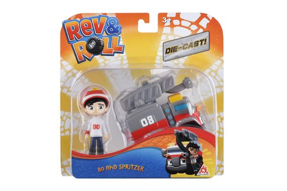 Игровой набор Rev&amp;Roll Рев и Рамбл DieCast Бо и Спритцер (EU881031) | Зображення 6