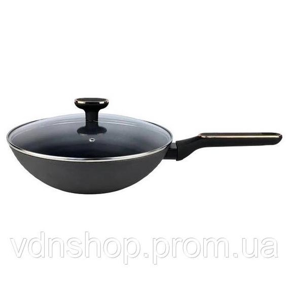 Сковорода для індукційного приготування, Сковорода з ручкою алюміній надовго IU-69 | Зображення 4