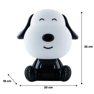 Нічник Kite Світильник LED з акумулятором Doggy, чорно-білий (K24-491-3-4) | Зображення 5