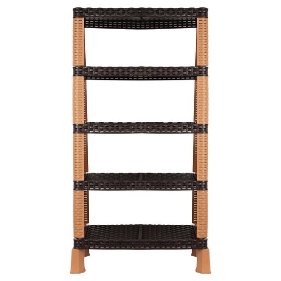 Етажерка 4-х ярусна Violet House 0733 Ротанг Гелаксі Brown