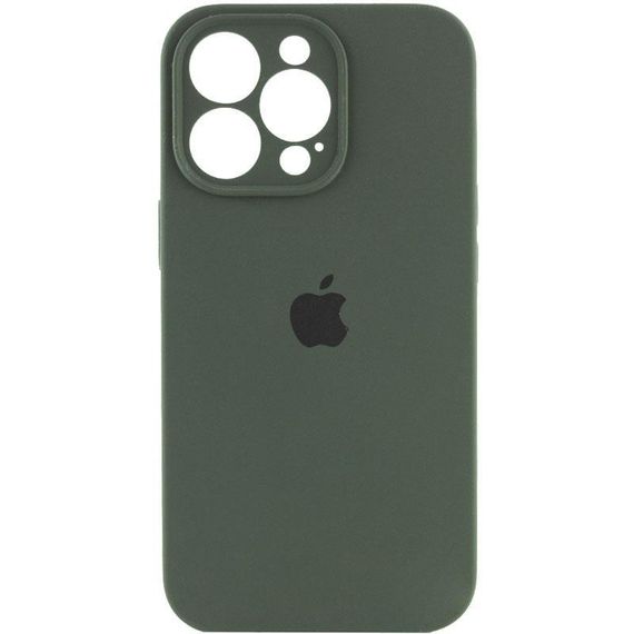 Чехол Silicone Case Full Camera Protective (AA) для Apple iPhone 16 Pro Max (6.9") Зеленый / Cyprus Green