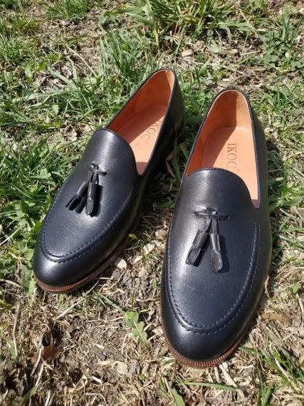 Шкіряні туфлі лофери Ikos туфлі 45 розмір | Зображення 3