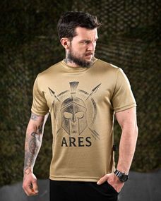 Тактична волога відводна футболка OBLIVION Ares coyot ДЛ7054