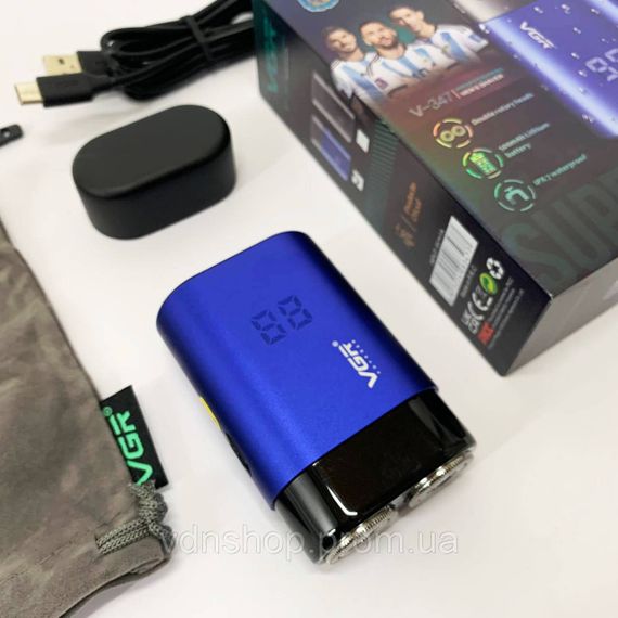 Электрическая бритва для качественного бритья, Бритва сеточная профессиональная, Бритвы аккумуляторные FE-34 | Зображення 4