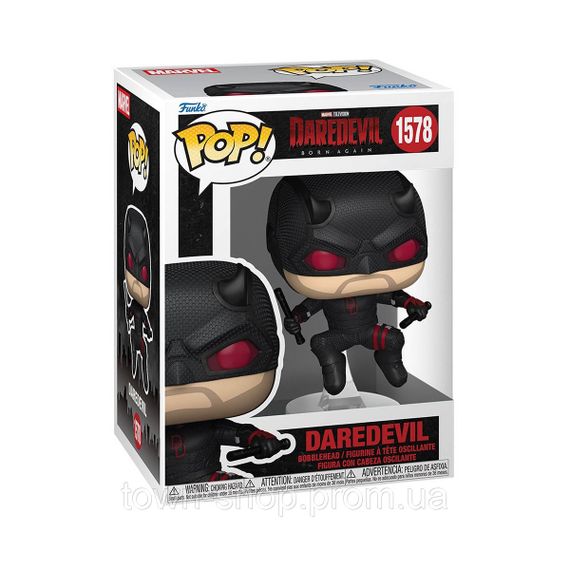 Игровая фигурка Funko POP! серии Сорвиголова: Рожденный заново - Сорвиголова (черный костюм)