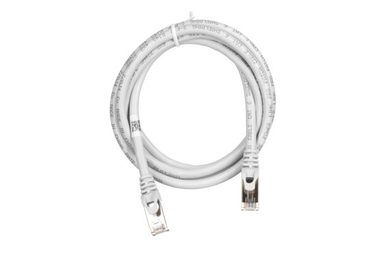 Патч-корд 2E Cat 6,S-FTP экран оплётка фольга,RJ45, 4Х2 27AWG ,7/0.14 Cu, 1.50 m, PVC,Grey (2E-PC6SFTPCOP-150GRY) | Зображення 1