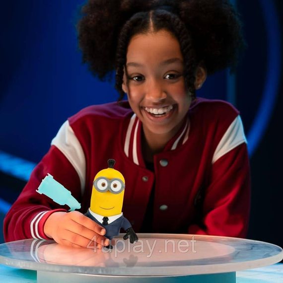 Фигурка-тянучка Миньон Тим с бластером из Гадкий Я 4 Moose Toys | Зображення 4