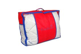 Ковдра Home Line 66874 Україна 140x205  Матеріал верху: 100% бавовна, наповнювач: 50% перо, 50% пух Білий