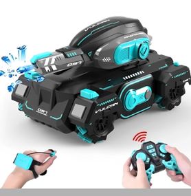 Танк усюдихід на радіокеруванні Vulcan 10A стріляє орбізами пульт браслет Чорний (47756-9061_683)