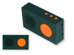 Портативная колонка XPRO PD-S600 5Вт USB, AUX, FM, Bluetooth зеленая (ЦУ-00033947)
