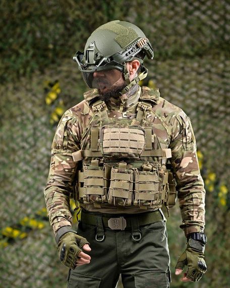 Плитоноска Attack  варан 4 точки  быстрого сброса   ВТ 2532 | Зображення 1