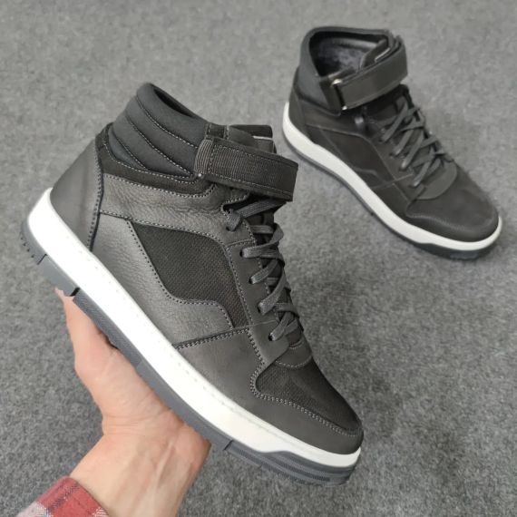 Щоденні зимові кеди з нубуку 45 розмір | Зображення 1