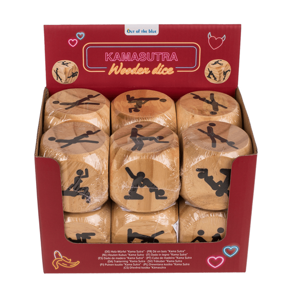 Деревянный кубик Kama Sutra Wooden Dice, 6x6 см sexstyle | Зображення 4