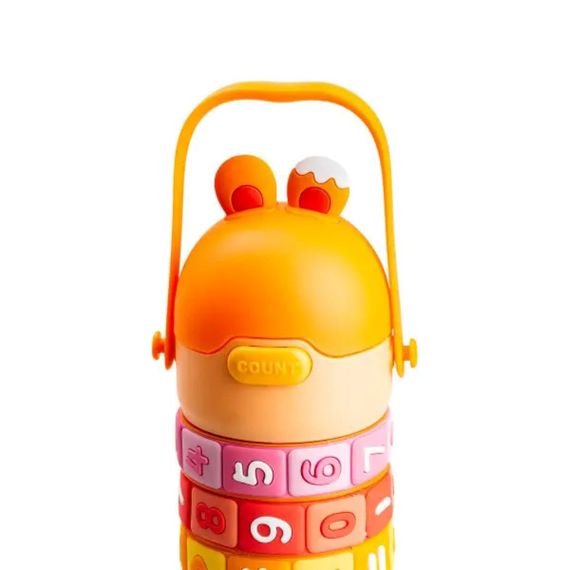 Термос детский интерактивный 430 мл с цифрами Оранжевый HP17305O | Зображення 3