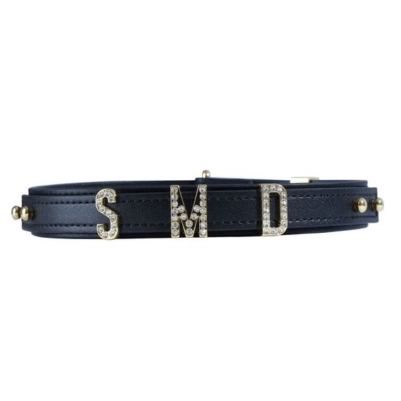 Ошейник LOCKINK Dark DIY Alphabet Collar Черный One Size | Зображення 2