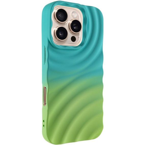 Чехол TPU ColorWave для Apple iPhone 16 Pro Max (6.9") Marine Green / Mint