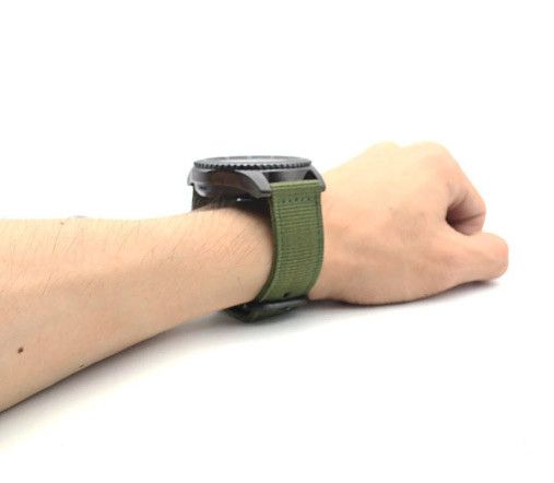 Нейлоновий ремінець Primo Traveller для годинника Samsung Gear S3 Classic SM-R770 / Frontier RM-760 - Army Green | Зображення 3