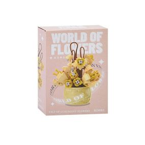 Детский конструктор "Цветы в горшке" M3077-3081