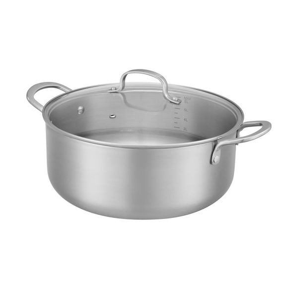 Кастрюля з кришкою RESTO 95027, 6,8 л | Зображення 1