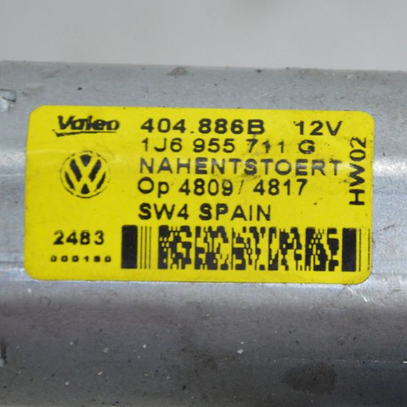 Моторчик заднього двірника Skoda Fabia I мотор двірника Шкода Фабія 1J6955711G | Зображення 2