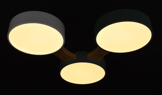 Люстра світлодіодна стельова LED світильник для квартири на стелю лед 27781 Білий 5х50х50 см. | Зображення 2