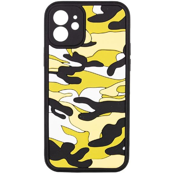 Чохол TPU+PC Army Collection для Apple iPhone 12 (6.1") Жовтий