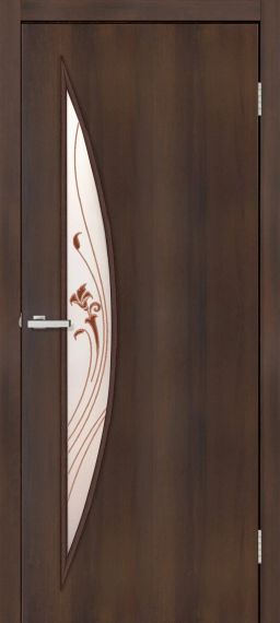 Міжкімнатні двері MSDoors Simple ORLANDO у зборі Горіх лісний