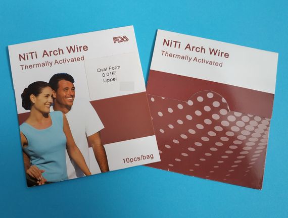 Дуги .016" термоактивні NiTi Arch Wire (Oval Form) ВЩ, 10 шт.