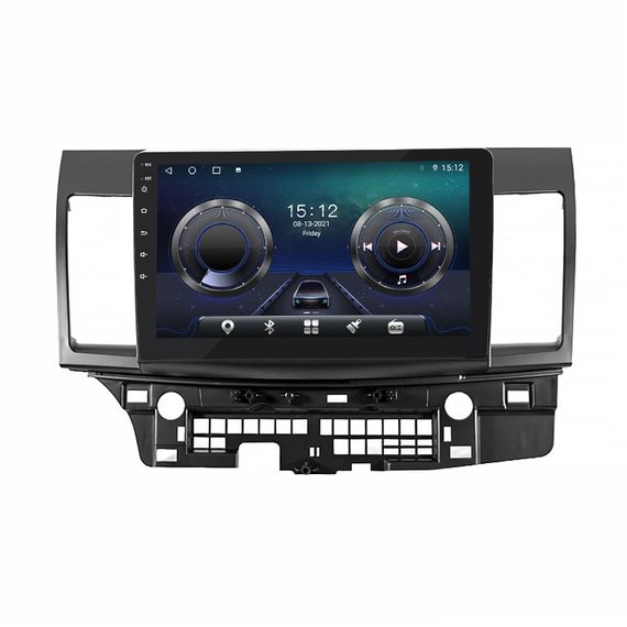 Штатна магнітола Lesko для Mitsubishi Lancer X 2007-2010 екран 10" 4/32Gb/ 4G/ Wi-Fi/ CarPlay Premium GPS