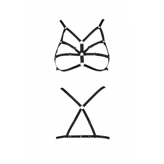 Бюстгальтер-стрепи Passion Exclusive ARMANDA BRA S/M, black | Зображення 4