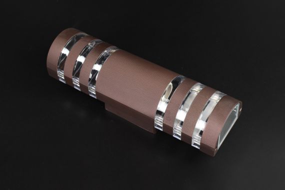 Ліхтар вуличний настінний 26211 Коричневий 34х10х10 см. | Зображення 1