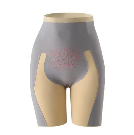 Шорты с высокой талией для коррекции фигуры изготовлены из легкого бесшовного нейлона | Зображення 3