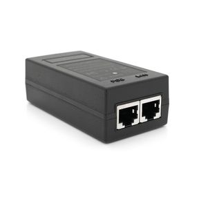 POE инжектор 15V 0.8A 12Вт с портами Ethernet 10/100Мбит/с, без кабеля питания