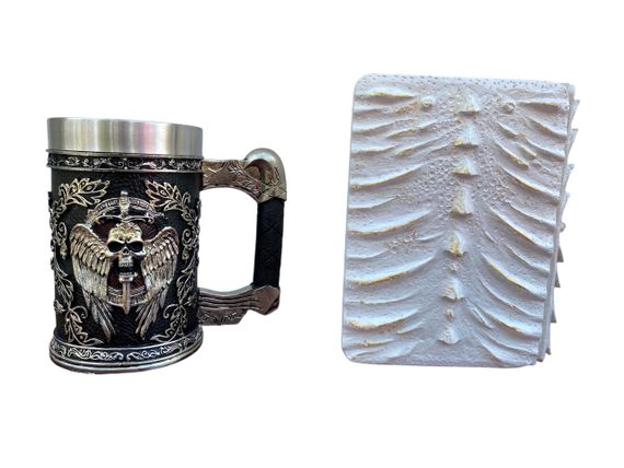 Подарунковий набір Кухоль 3 Меч у Черепі та Блокнот 3 «Око Крижаного Хранителя» | Зображення 1